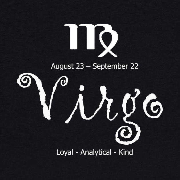 Virgo astrological sign design by halazidan